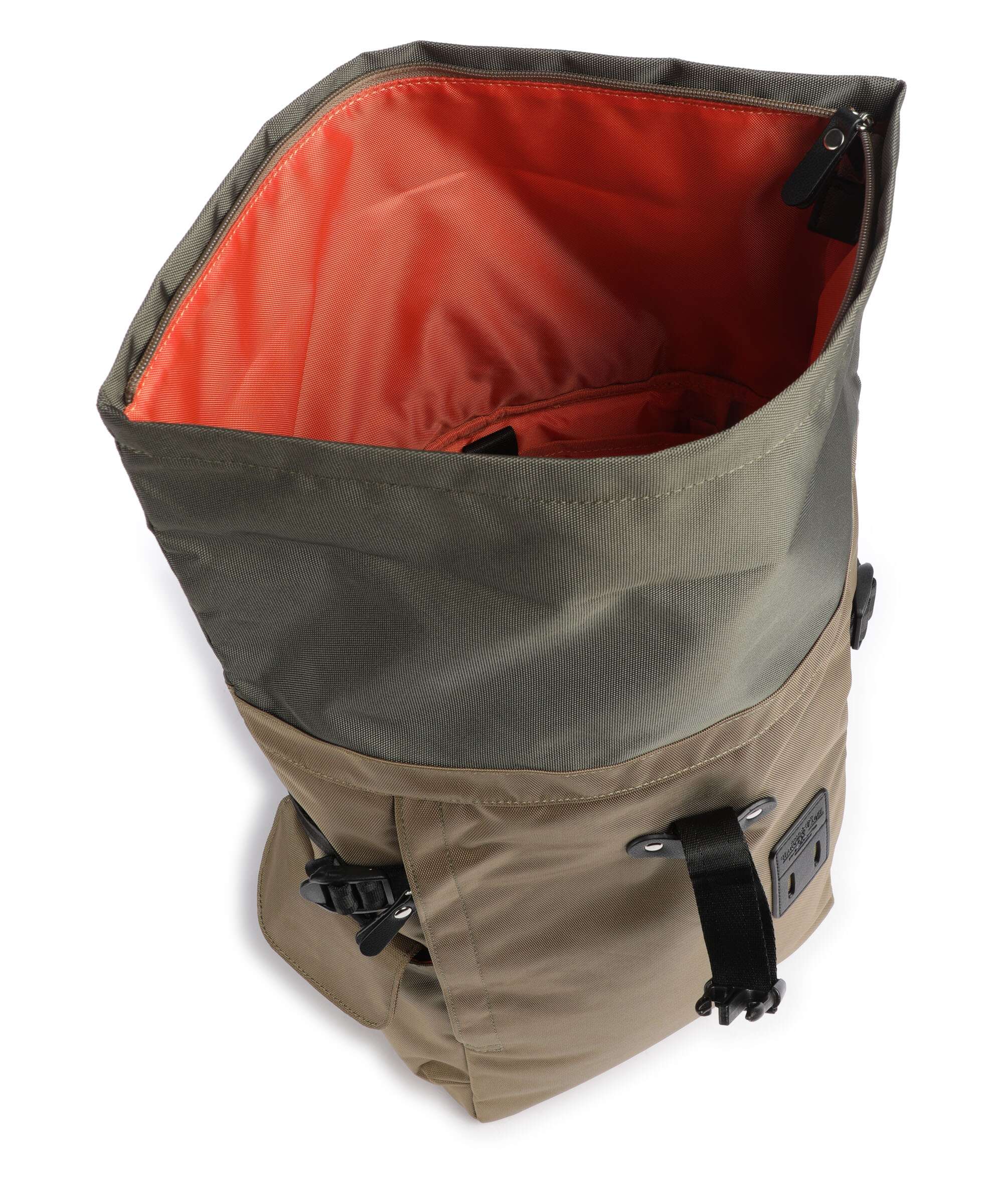 Harvest Label Norikura Two-Tone Rolltop backpack desert olive