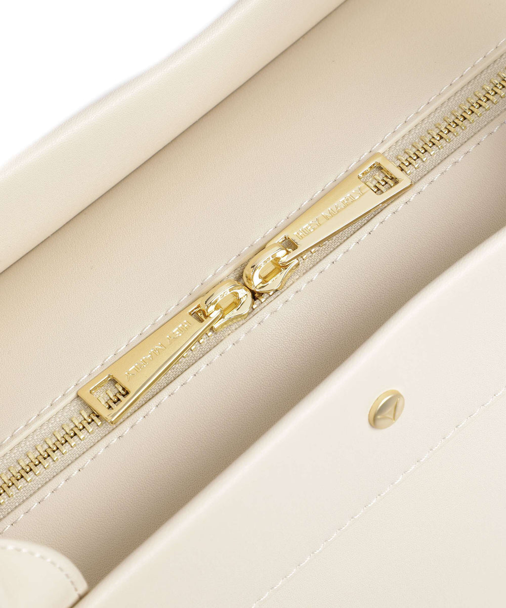 Hey Marly Classy Signature Tote bag crema
