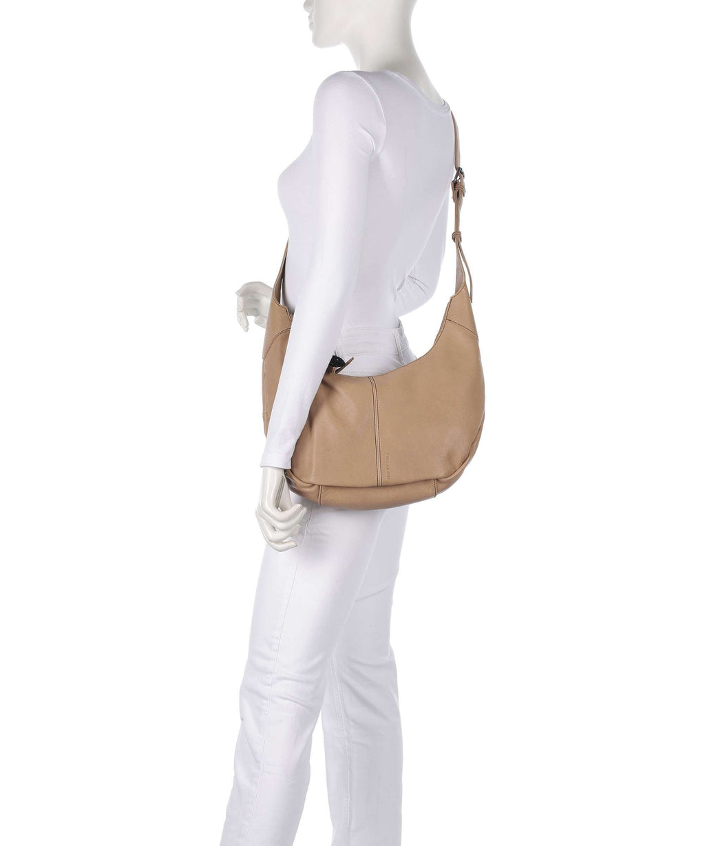 FredsBruder Take A Smile Hobo bag milk coffee