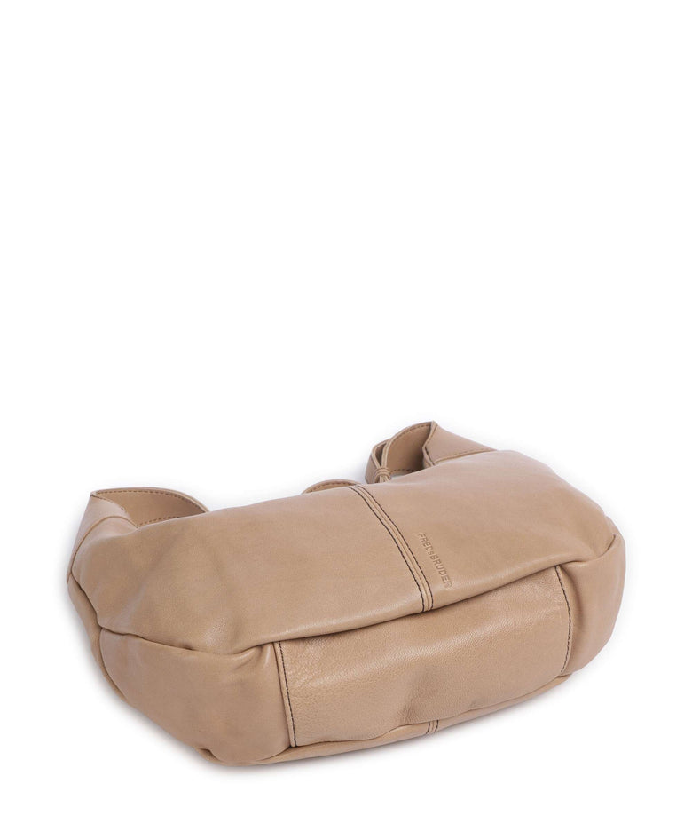 FredsBruder Take A Smile Big Hobo bag milk coffee