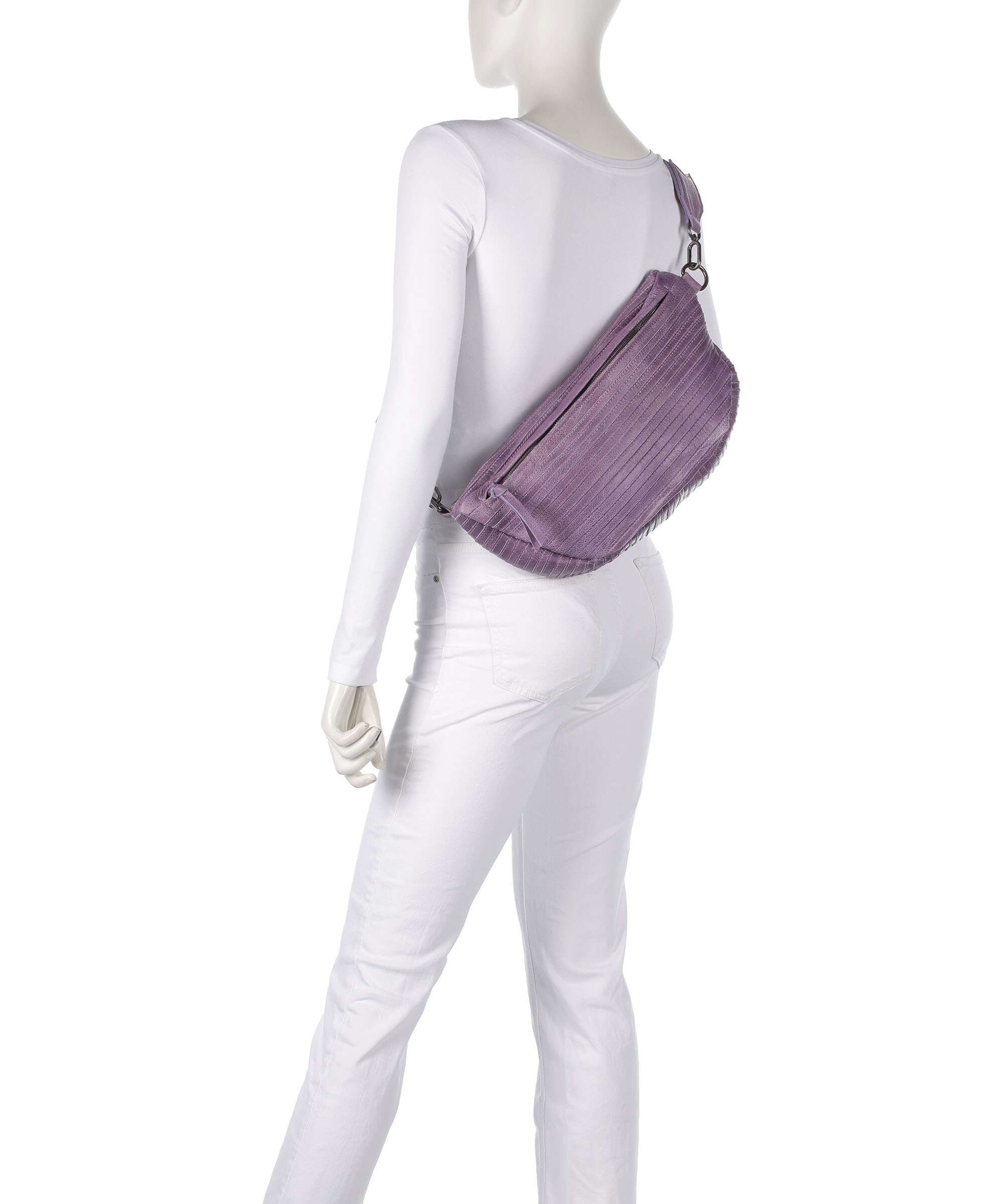 FredsBruder Check My Bag mini Crossbody bag lavender