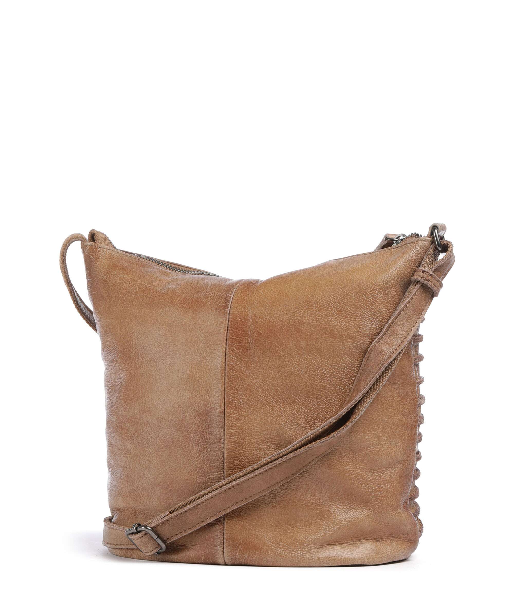 FredsBruder Riffellinchen Crossbody bag caramel