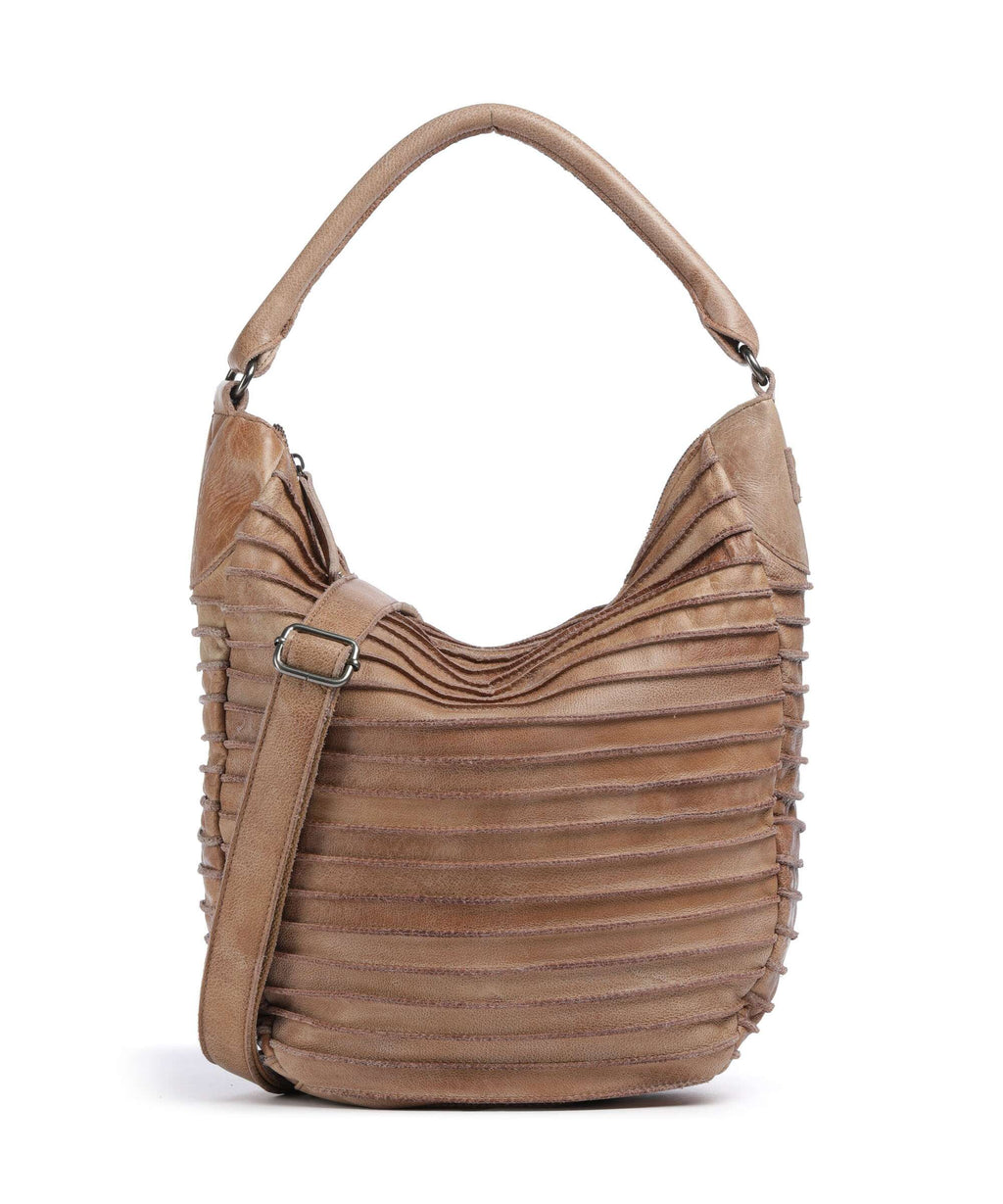 FredsBruder Bestseller Riffeltier S Hobo bag caramel
