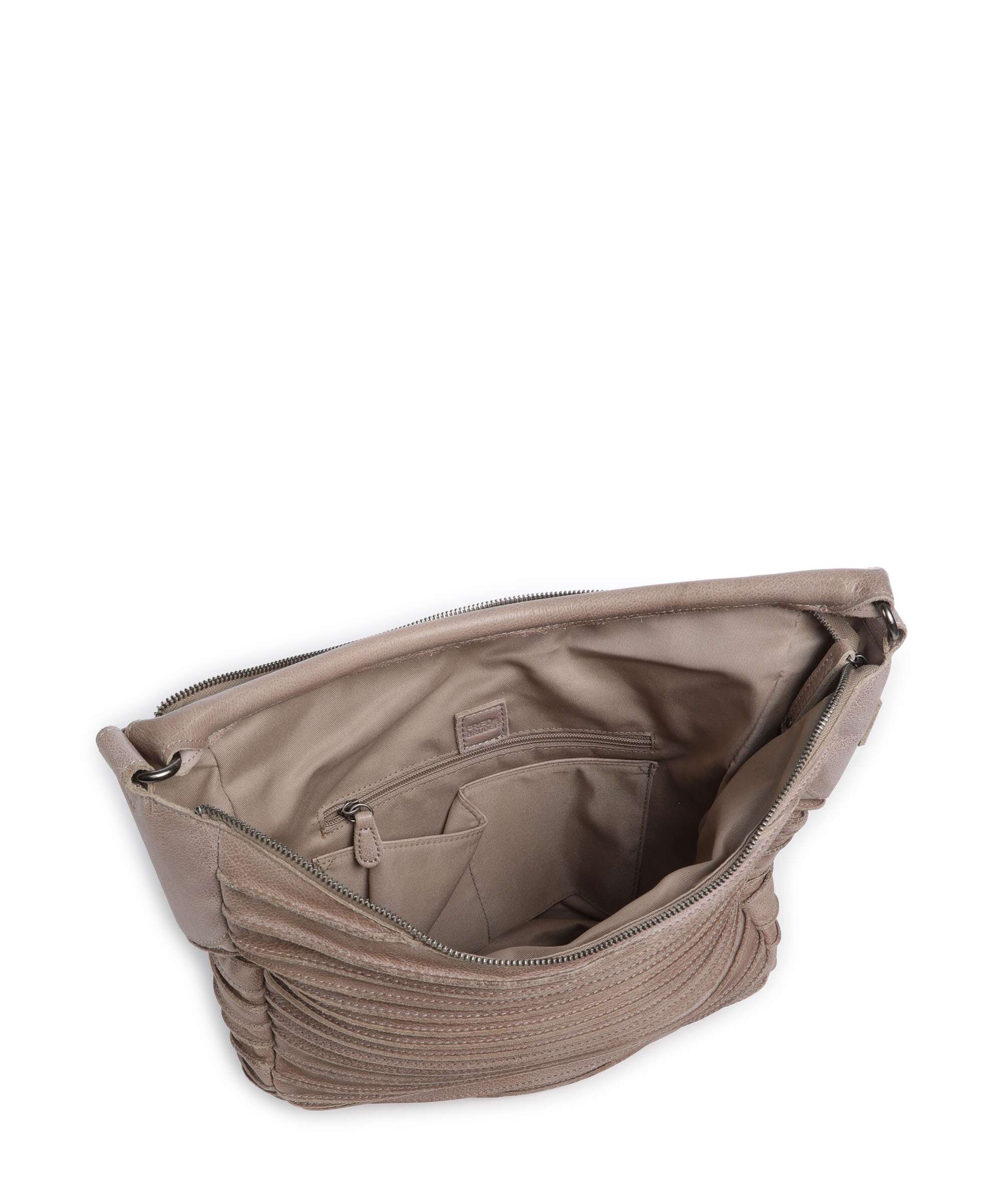 FredsBruder Bestseller Riffeltier S Hobo bag dirty stone