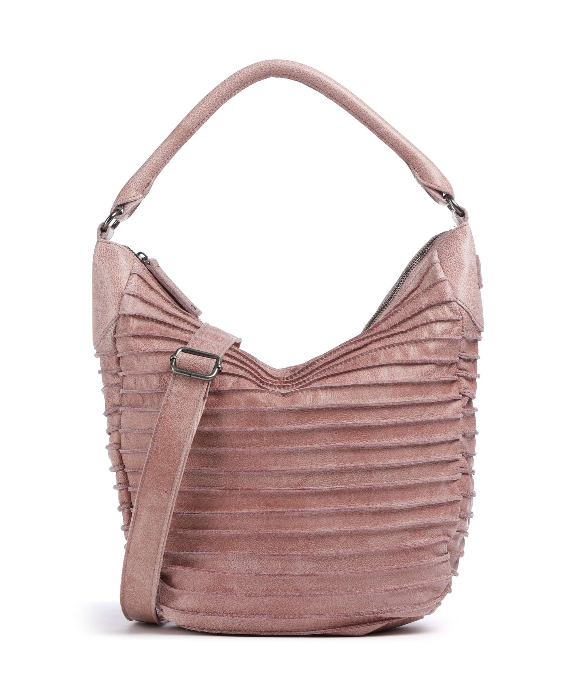 FredsBruder Bestseller Riffeltier S Hobo bag powder rose