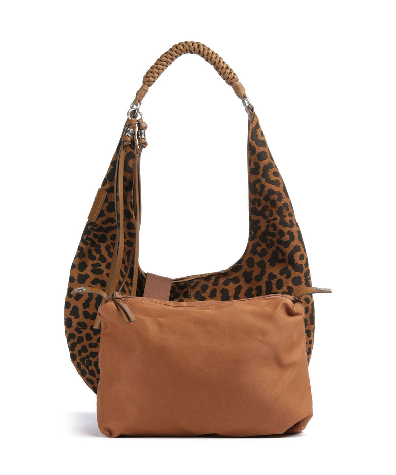 FredsBruder For Lovers Hobo bag leo print