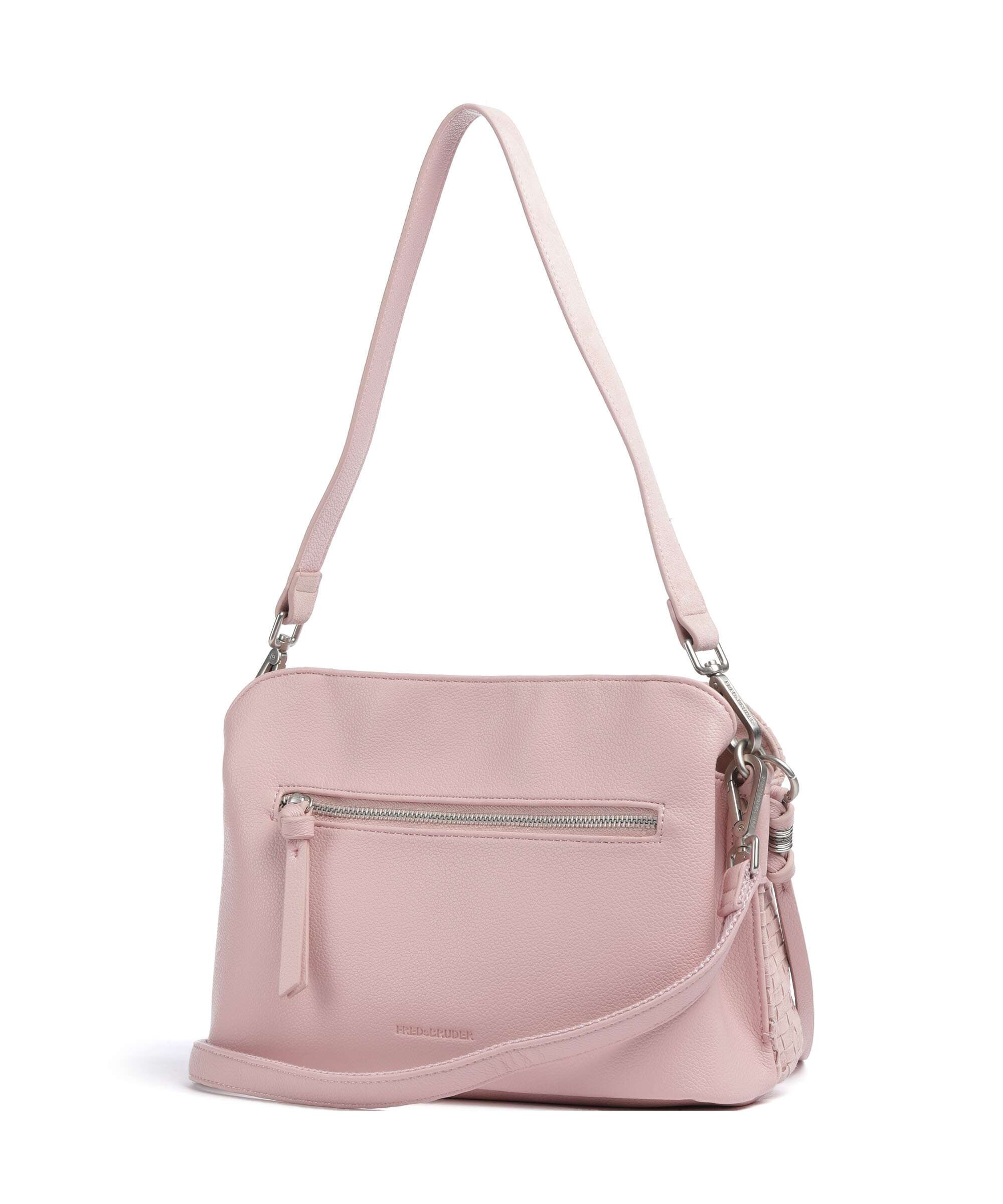 FredsBruder Weave Harmony Midi Shoulder bag blush