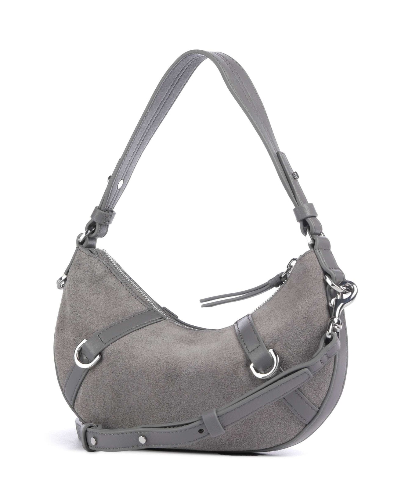 Les Visionnaires Enya Cozy Mini Shoulder bag titanium grey