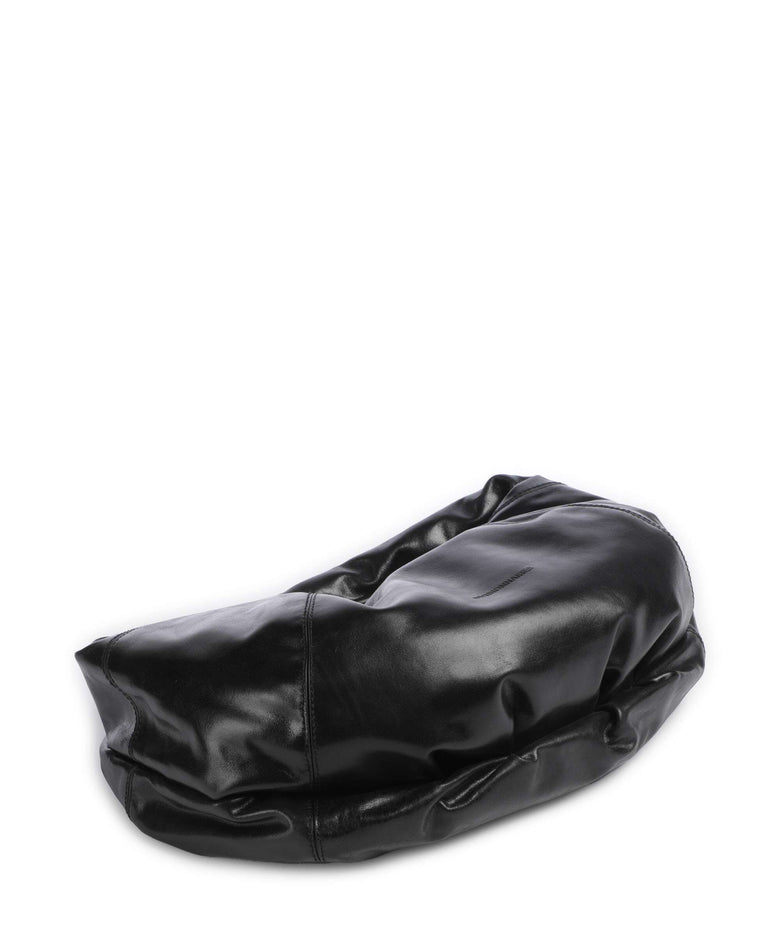 Les Visionnaires Greta Icon Crinkle Hobo bag black