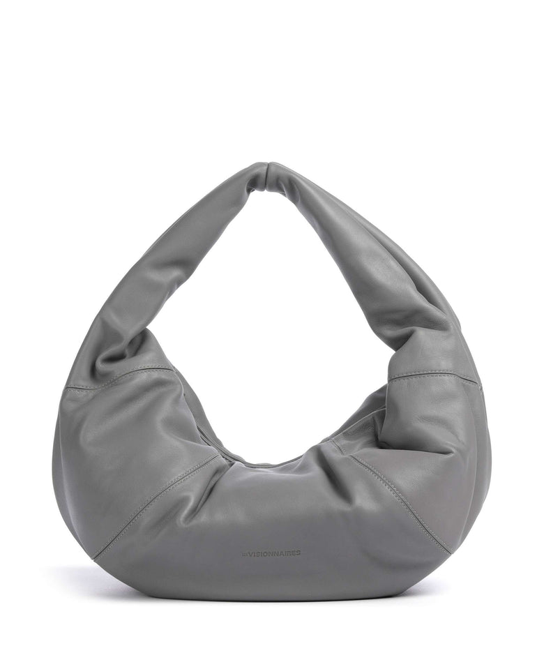 Les Visionnaires Greta Icon Silky Hobo bag titanium grey