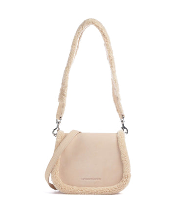 Les Visionnaires Elli Teddy Borsa a spalla milky beige