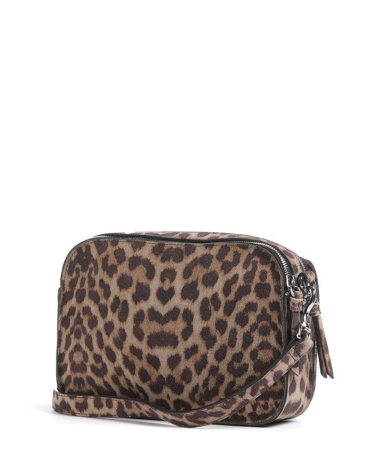 Les Visionnaires Emily Essential Cozy Crossbody bag leo print