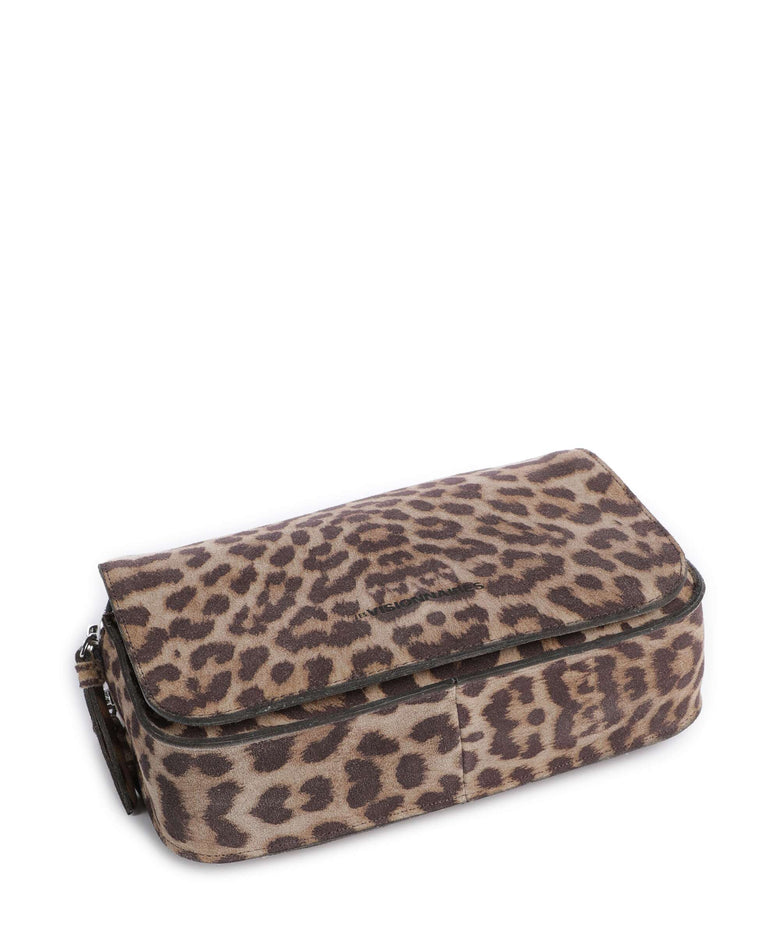 Les Visionnaires Emily Essential Cozy Crossbody bag leo print