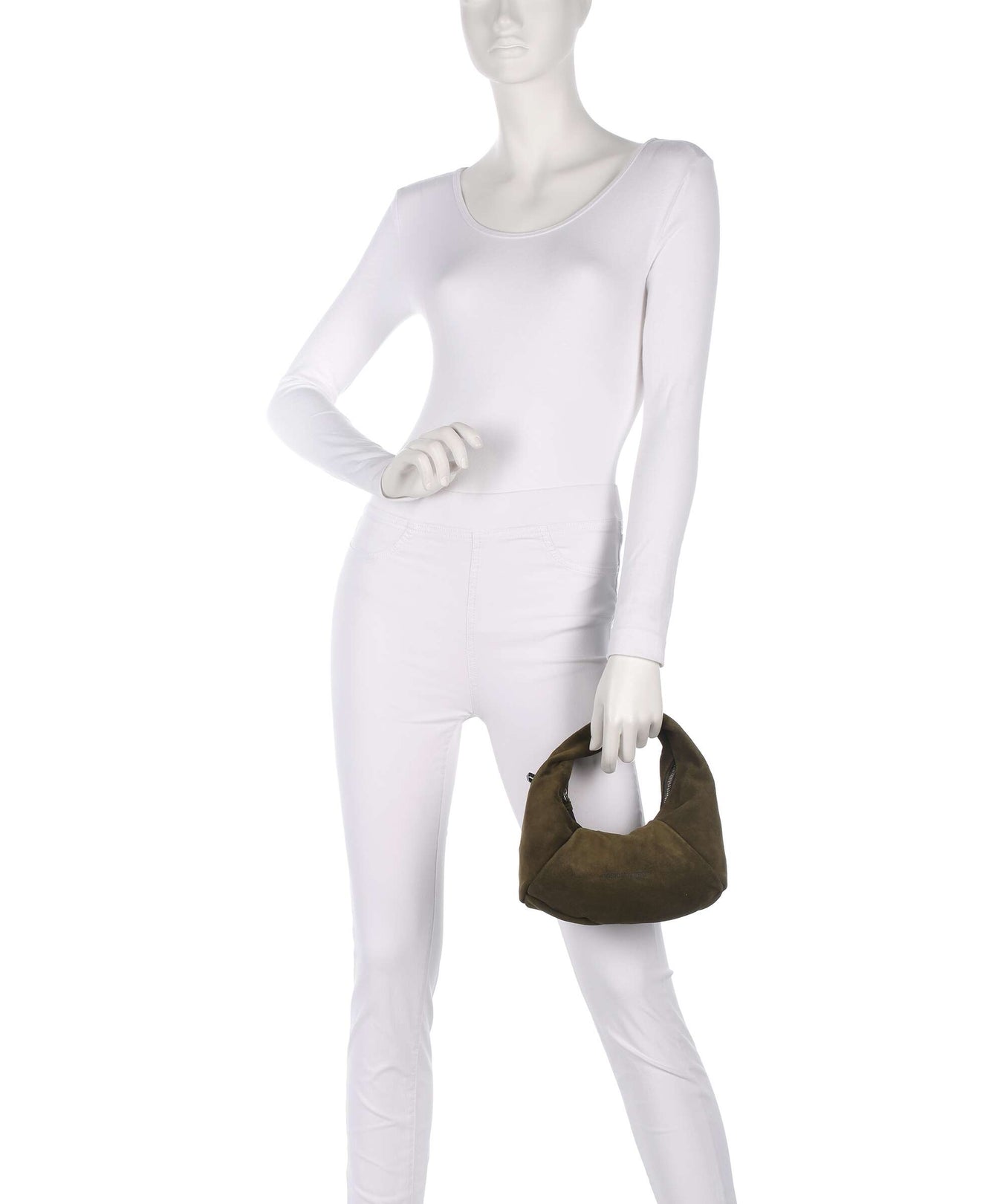 Les Visionnaires Greta Essential Cozy Mini Handbag deep jungle