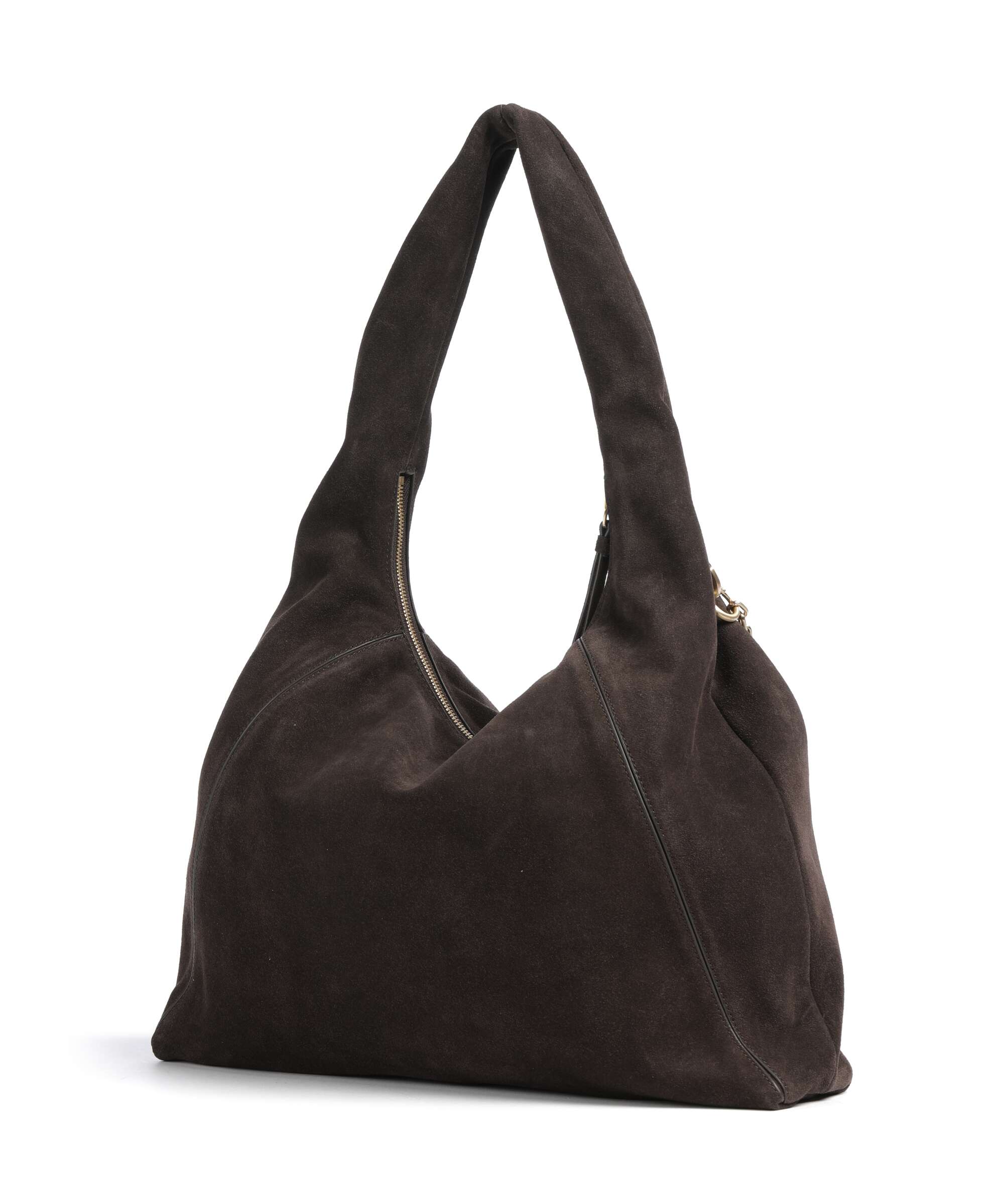 Les Visionnaires Jade Cozy Chain Hobo bag dark brown