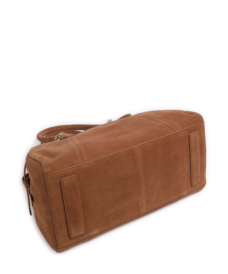 Les Visionnaires Odette Cozy Chain Handbag cognac