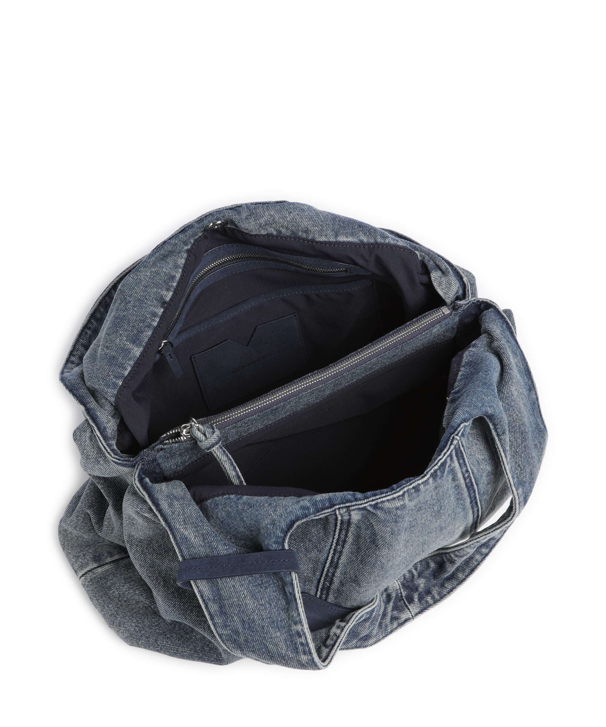 Les Visionnaires Paz Denim Essential Hobo bag washed denim