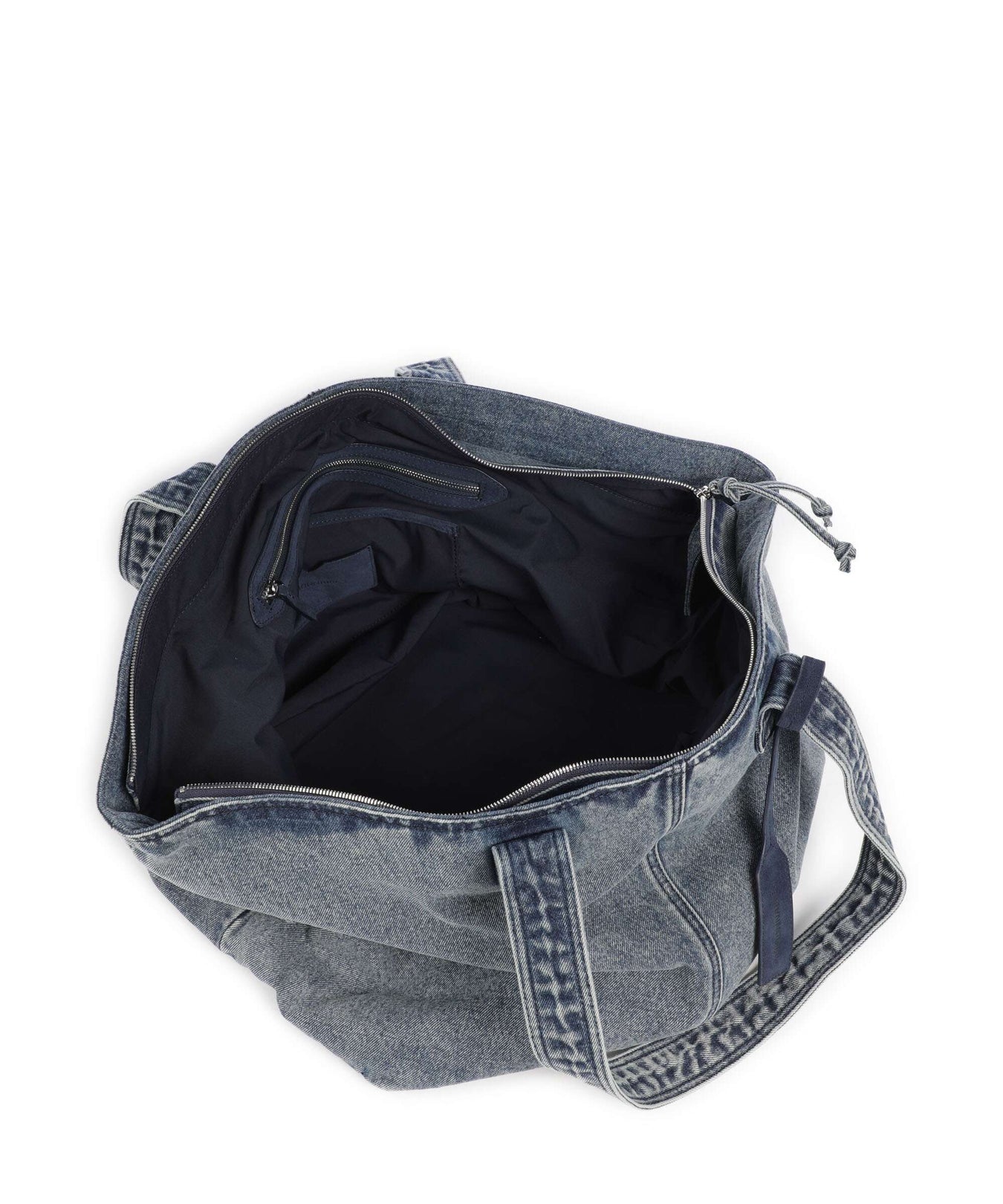 Les Visionnaires Alba Denim Essential Tote bag washed denim
