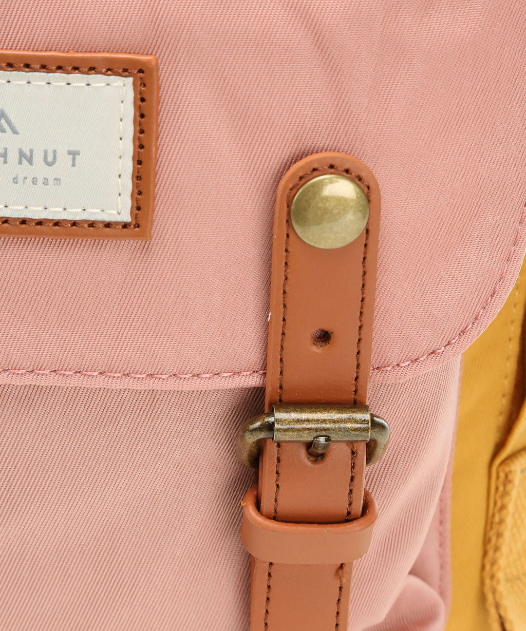 Doughnut Macaroon Backpack yellow/rose