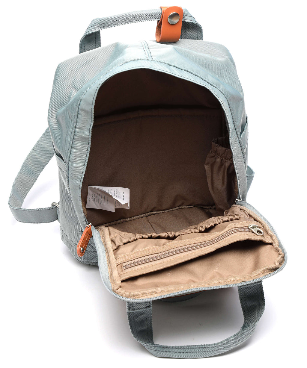 Doughnut Macaroon Mini Backpack washed demin