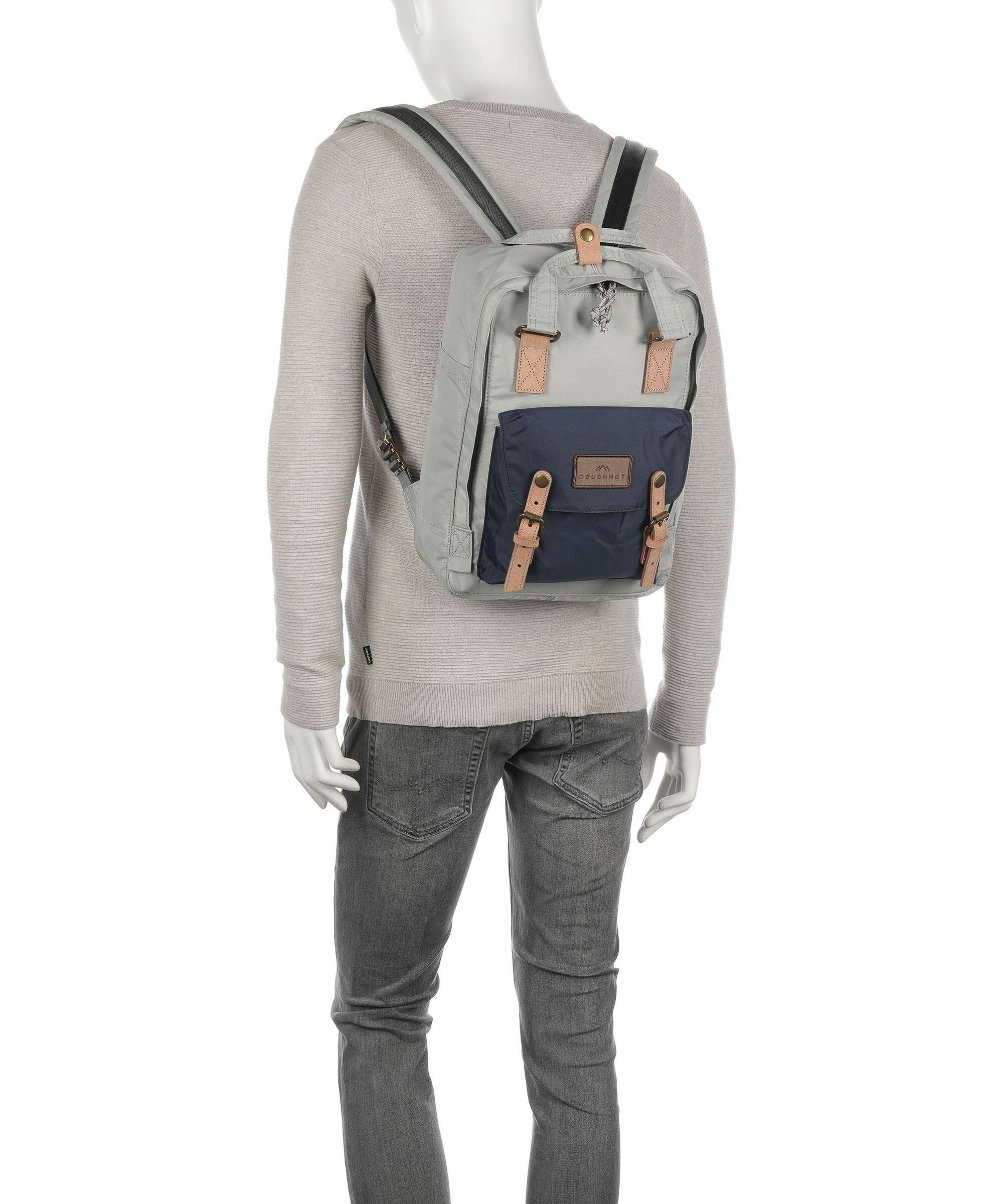 Doughnut Jungle Macaroon Backpack charcoal/teal
