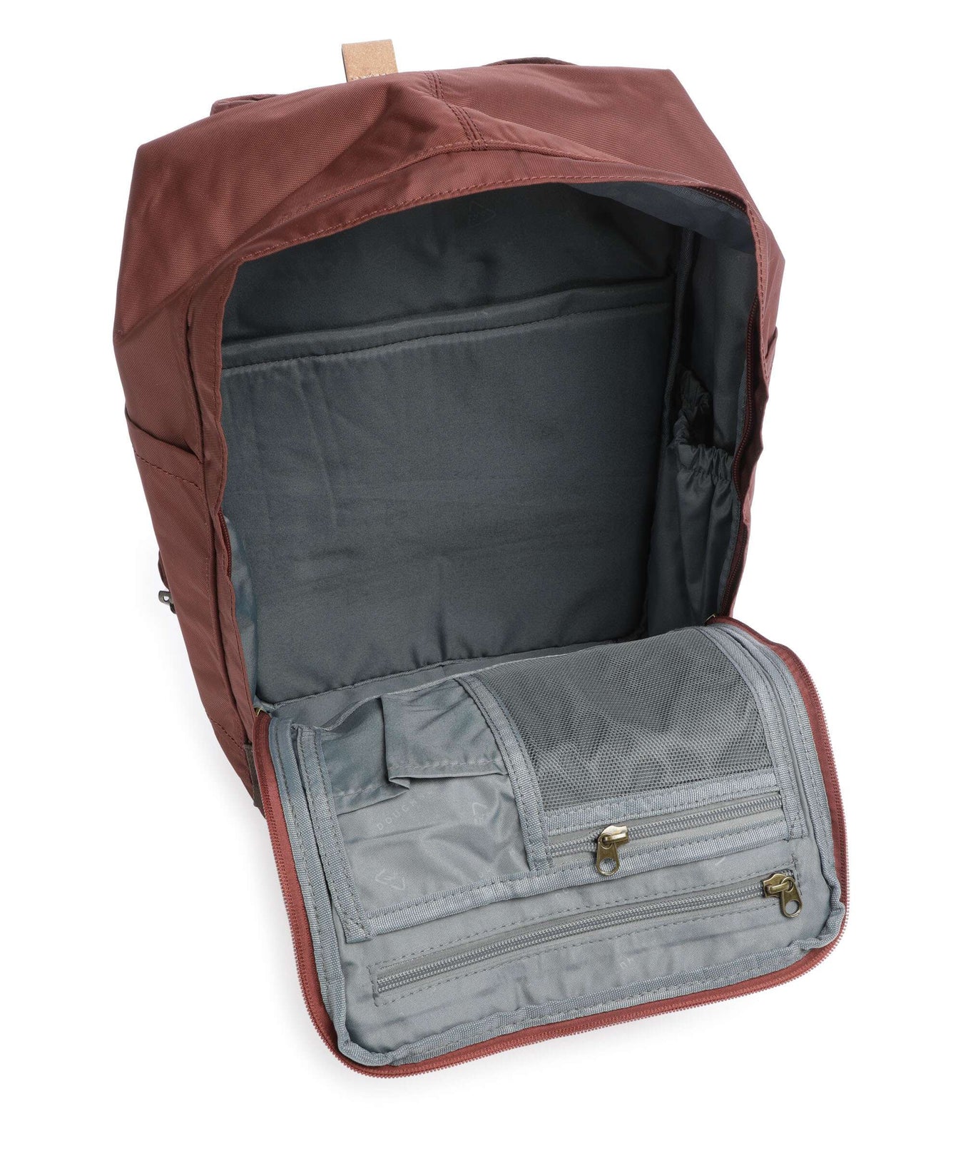 Doughnut Jungle Macaroon Backpack maroon/khaki