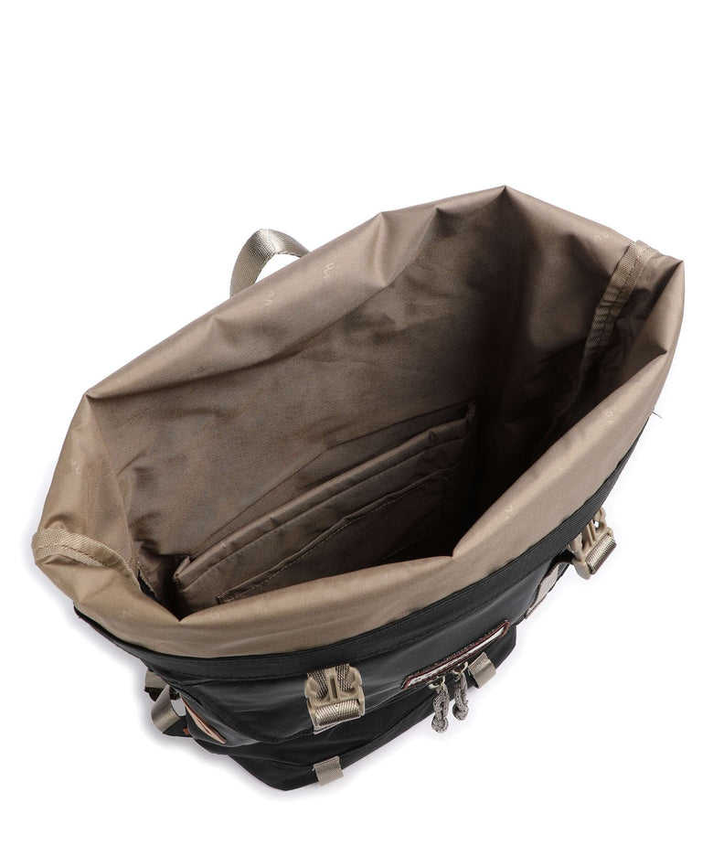 Doughnut Jungle Christopher Small Rolltop backpack black