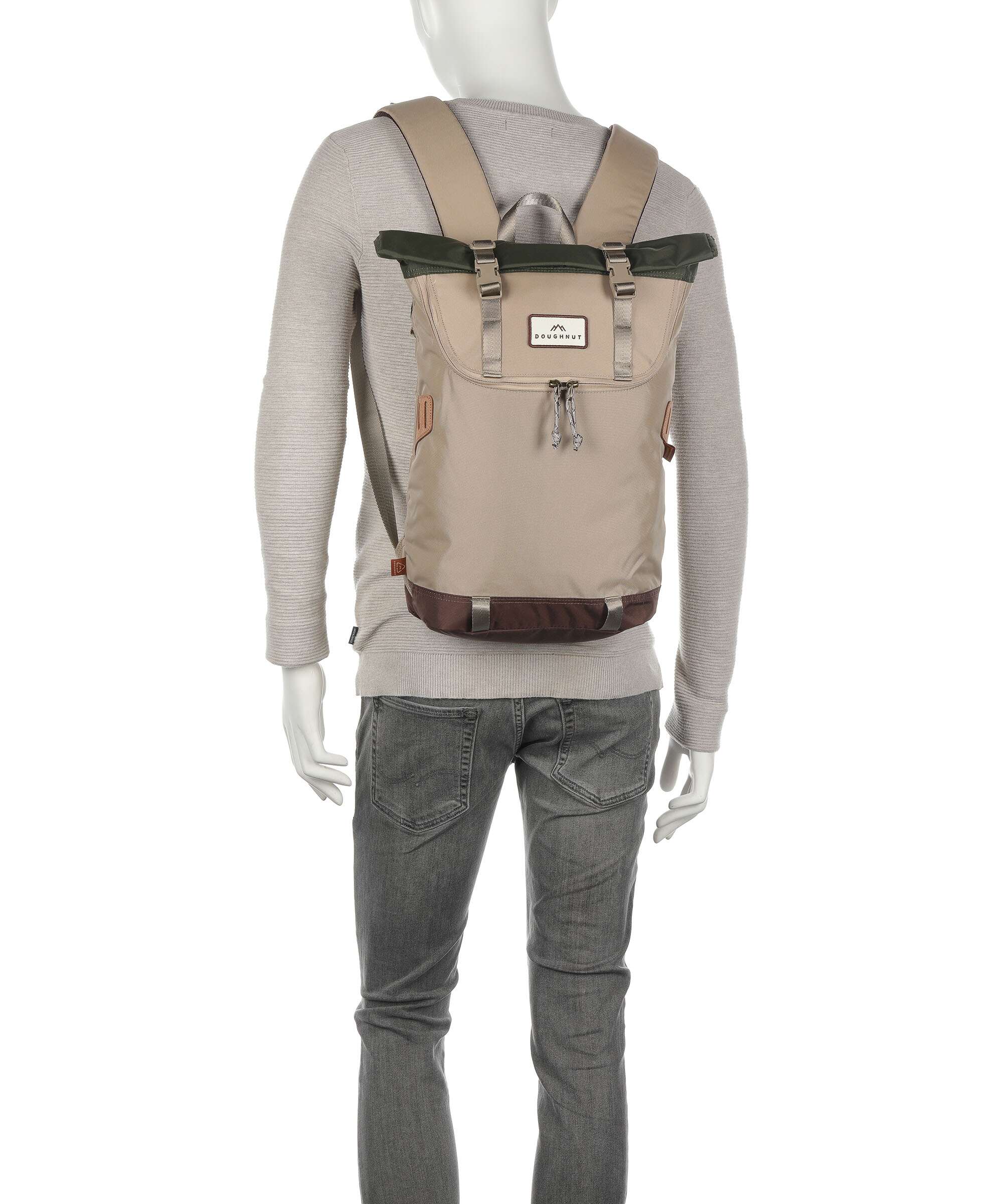 Doughnut Jungle Christopher Small Rolltop backpack chestnut