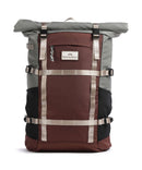 Doughnut Paratrooper Zaino roll-top brown/grey