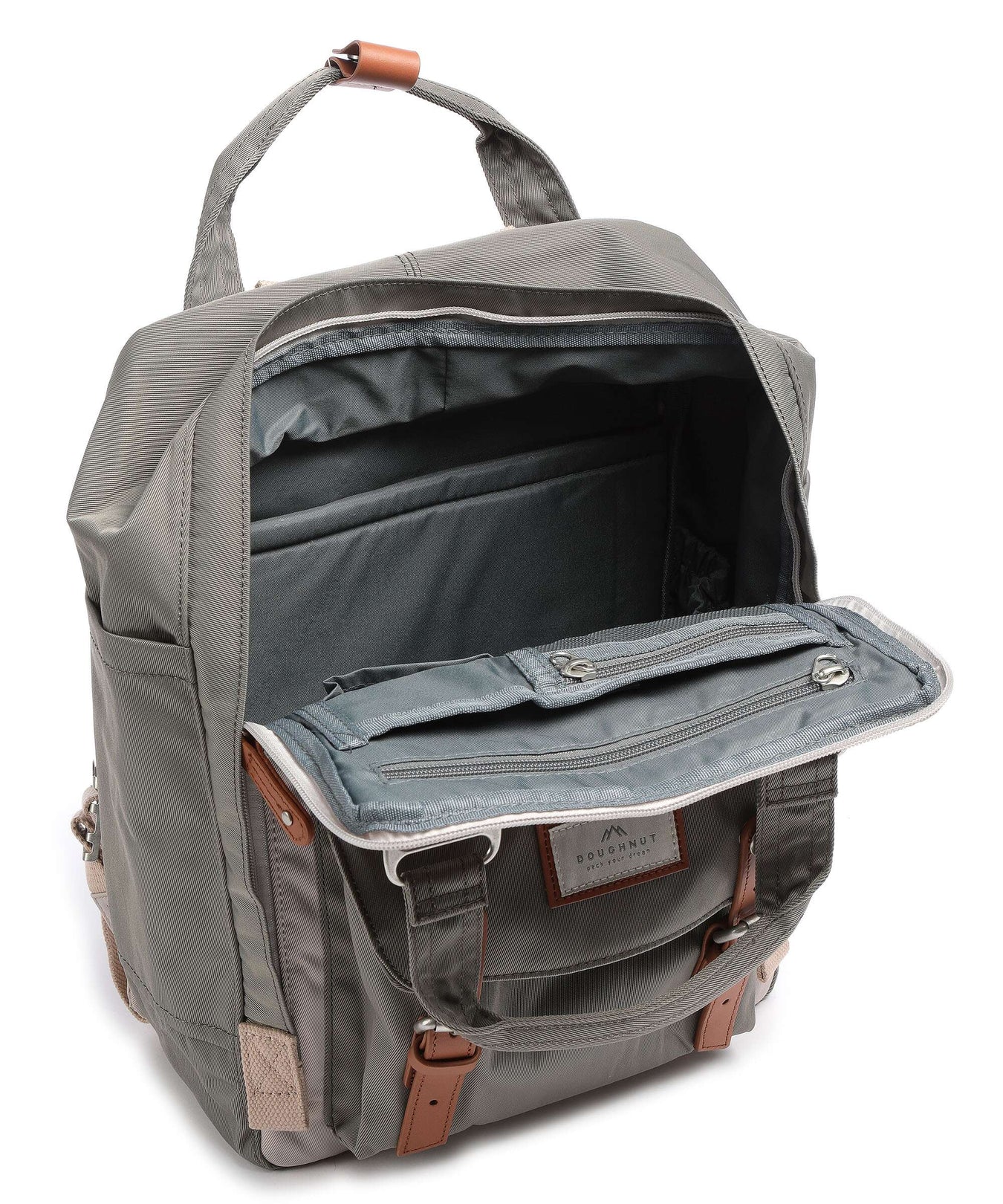 Doughnut Macaroon Backpack ivory/light grey