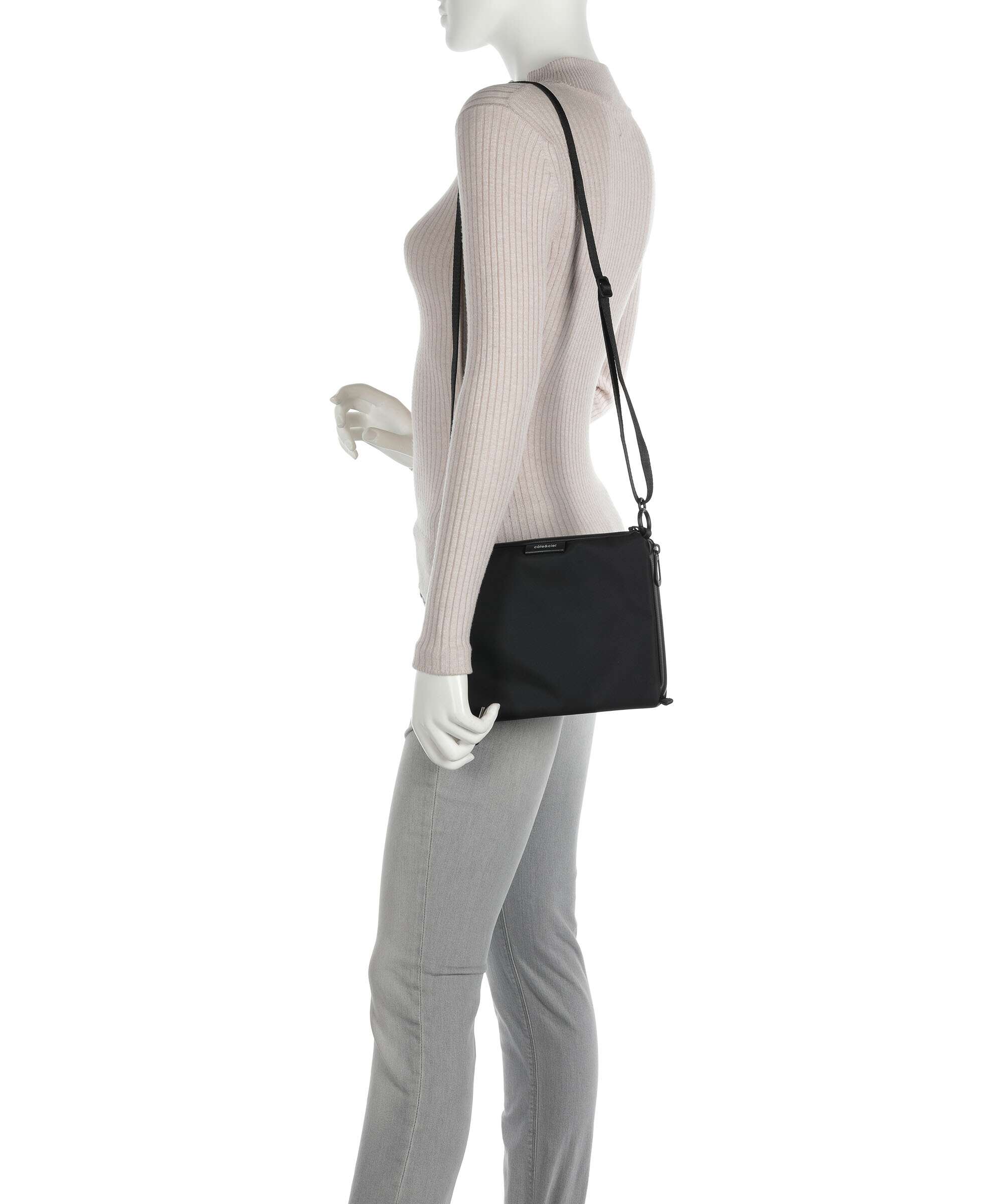 Côte&Ciel Sleek Nylon Inn S Crossbody bag black