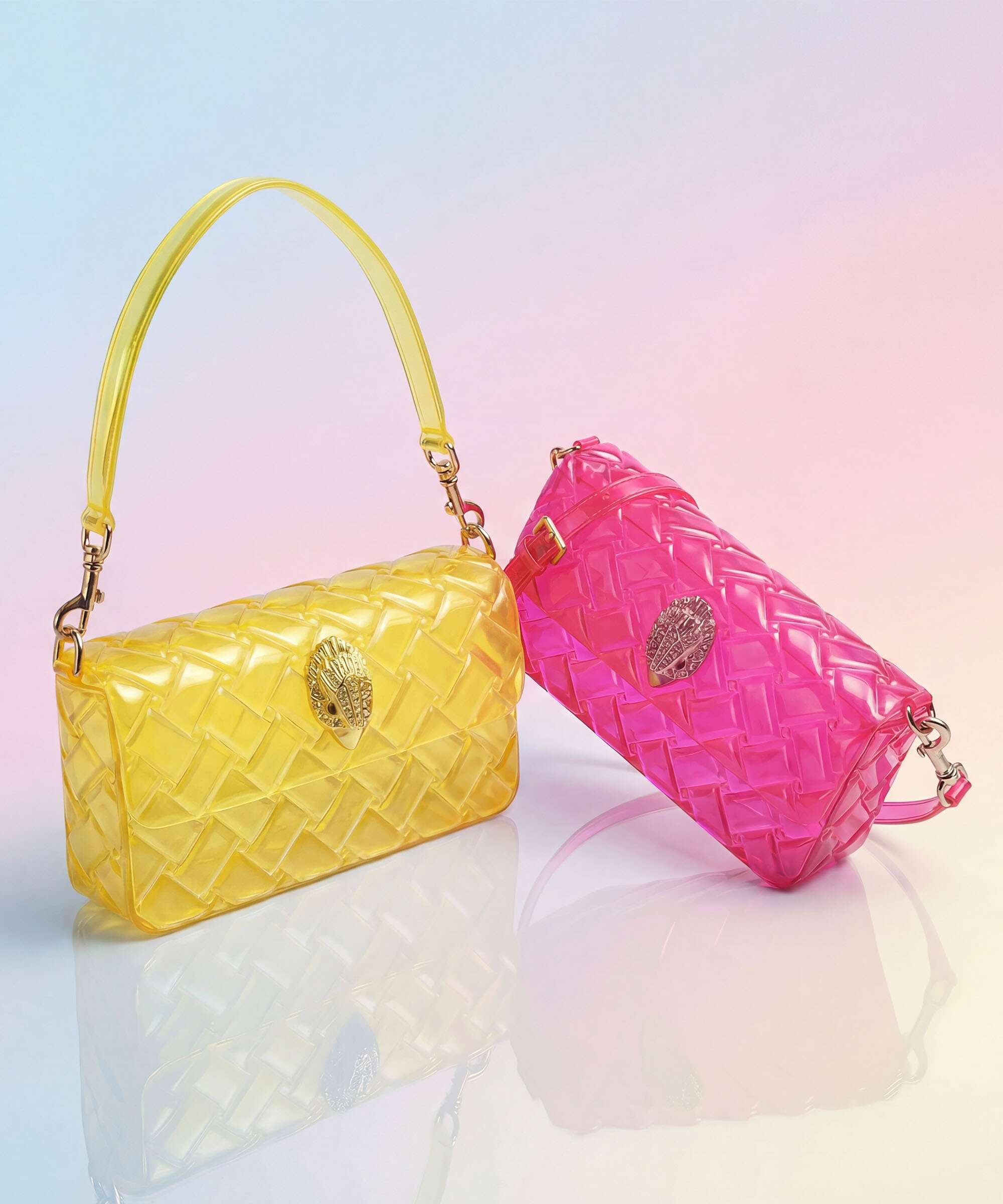 Kurt Geiger Jelly Kensington Shoulder bag yellow