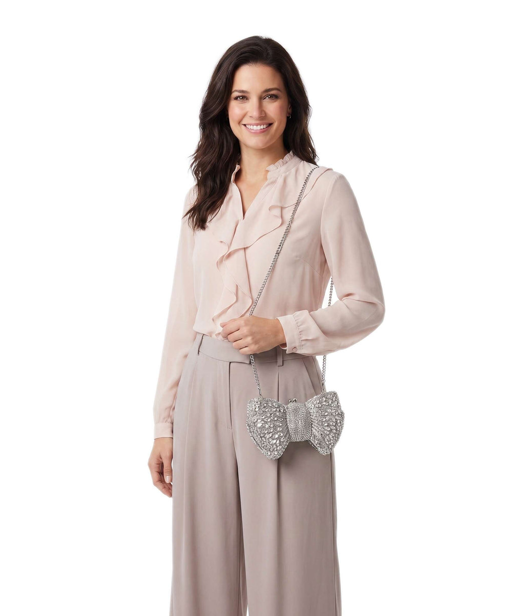 Dune London Enchant Crossbody bag silver