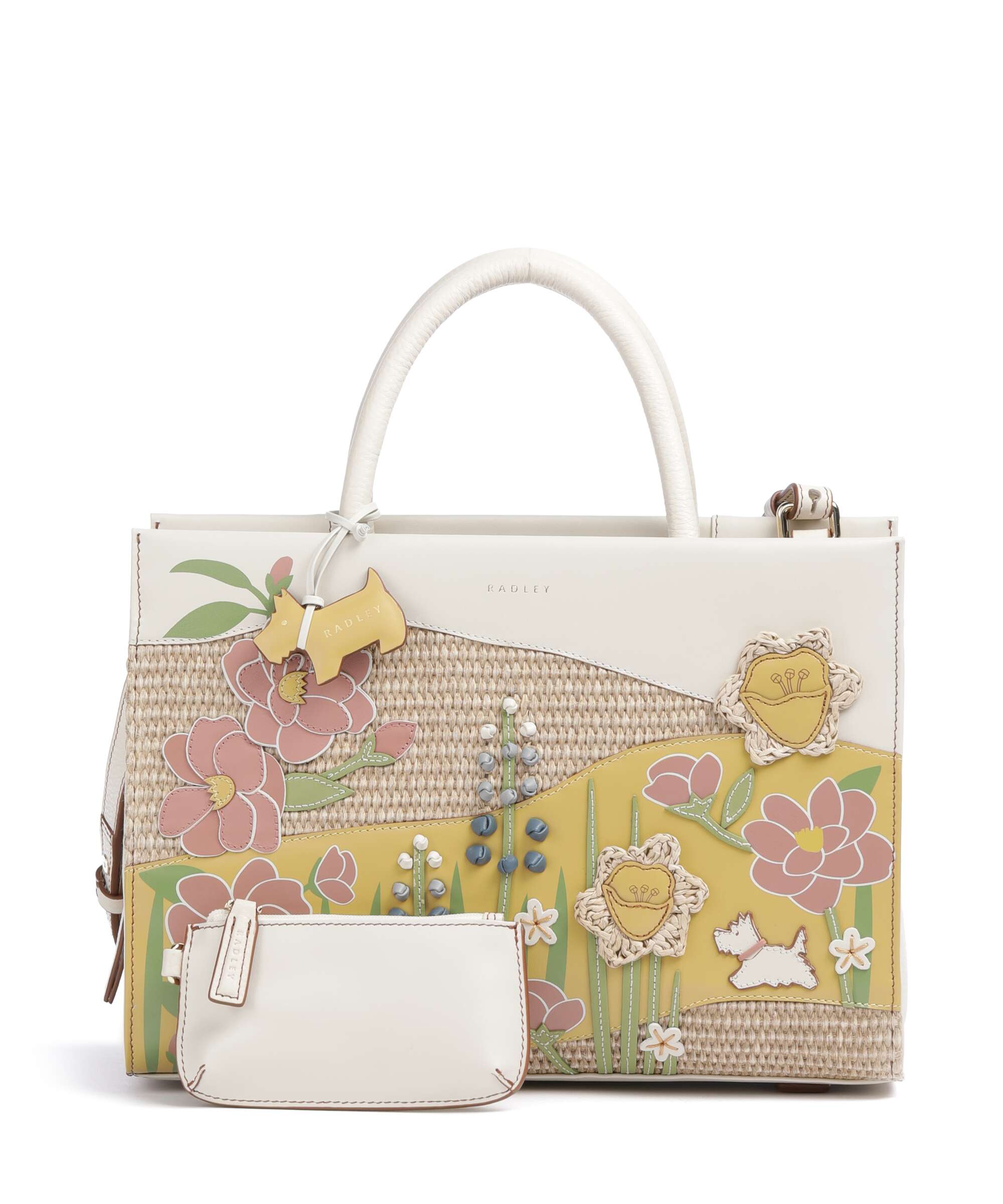 RADLEY London Borsa A Tracolla Pieghevole In Bloom Responsible, Nera, 42x37 Cm, Si Ripiega In Custodia