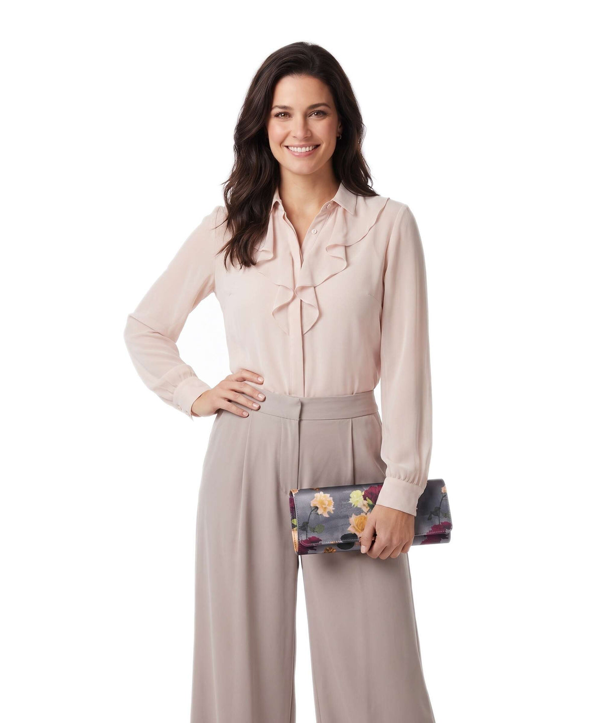 Ted Baker Mariita Clutch bag grey