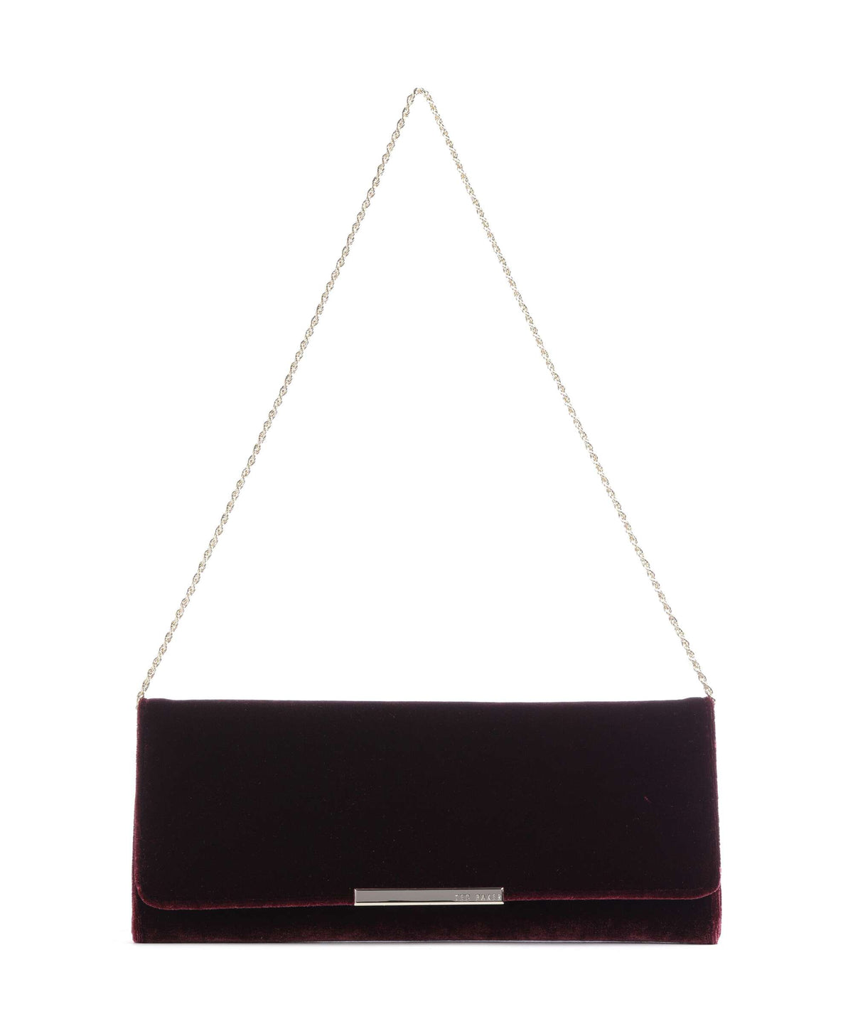 Ted Baker Maroah Clutch bag dark red
