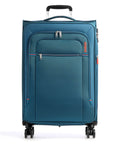 American Tourister Crosstrack Spinner (4 wheels) navy/orange