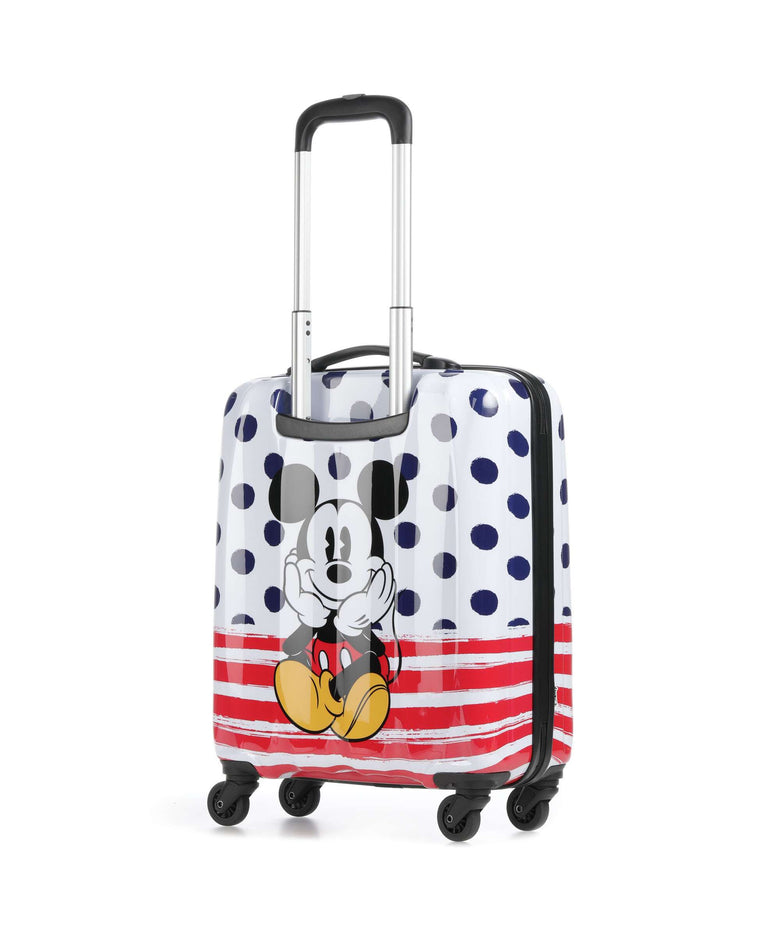 American Tourister Disney Legends Spinner (4 wheels) mickey blue dots
