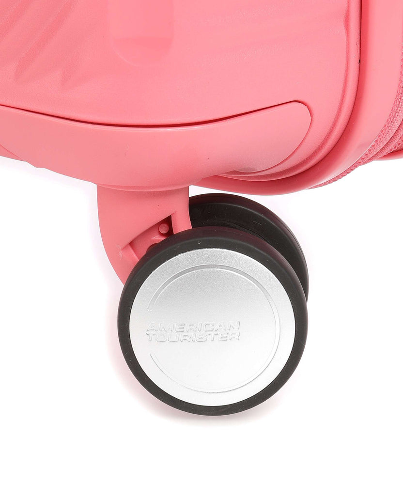 American Tourister Soundbox Spinner (4 wheels) sun kissed coral