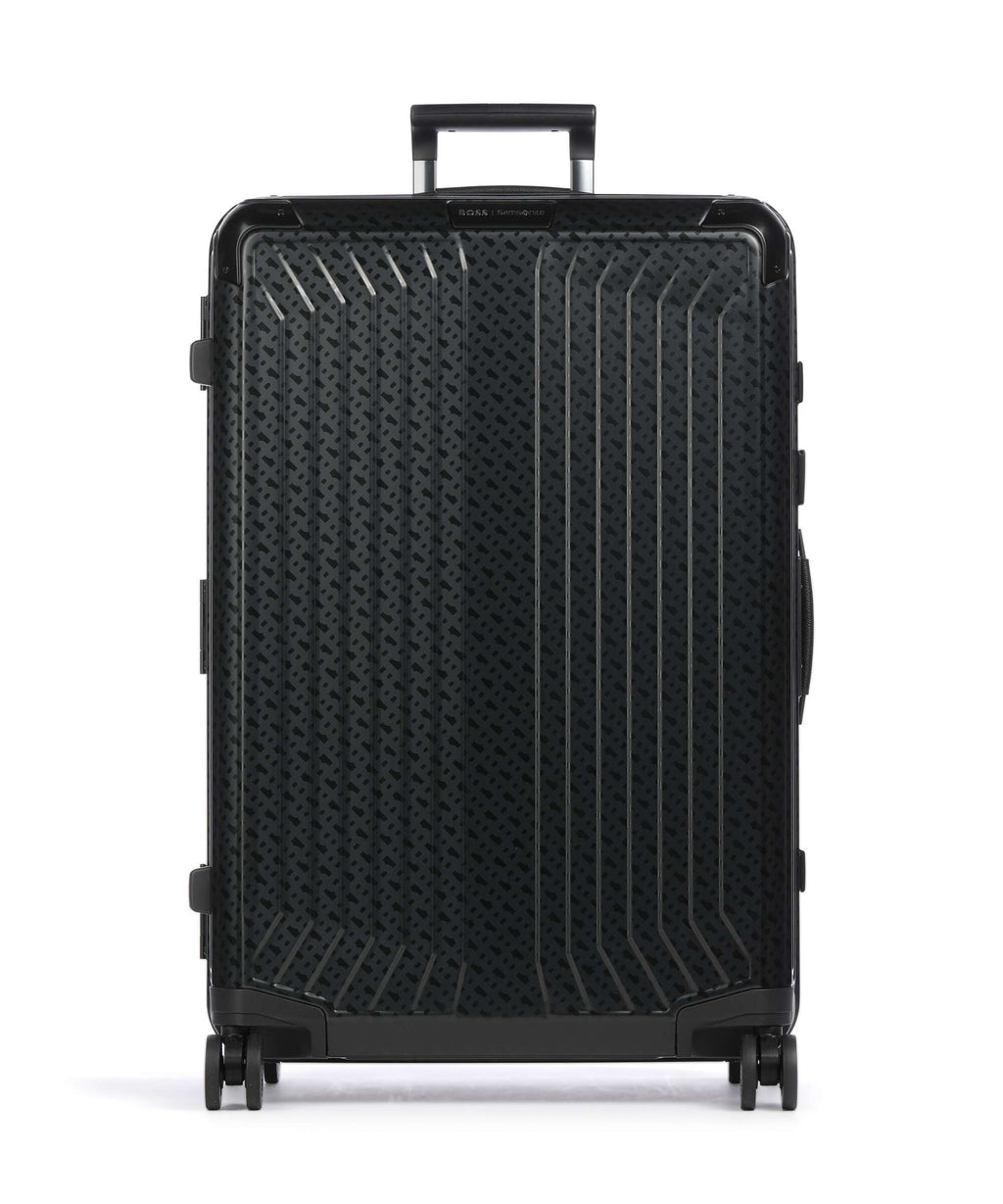 Samsonite Lite-Box Alu / Boss Spinner (4 wheels) graphite monogram