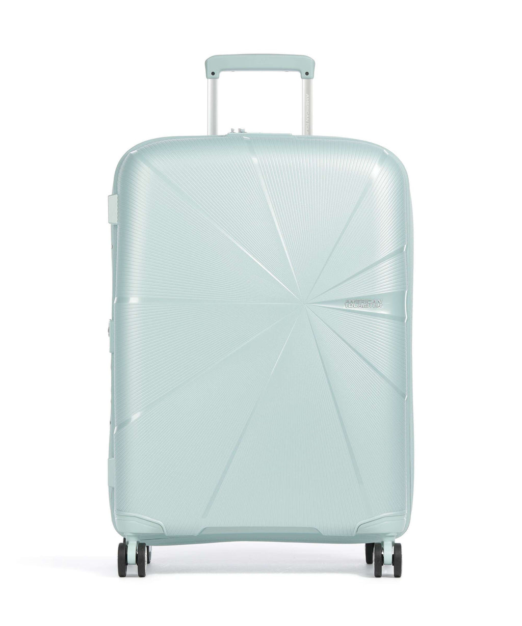 American Tourister Starvibe Spinner (4 wheels) metallic surf blue