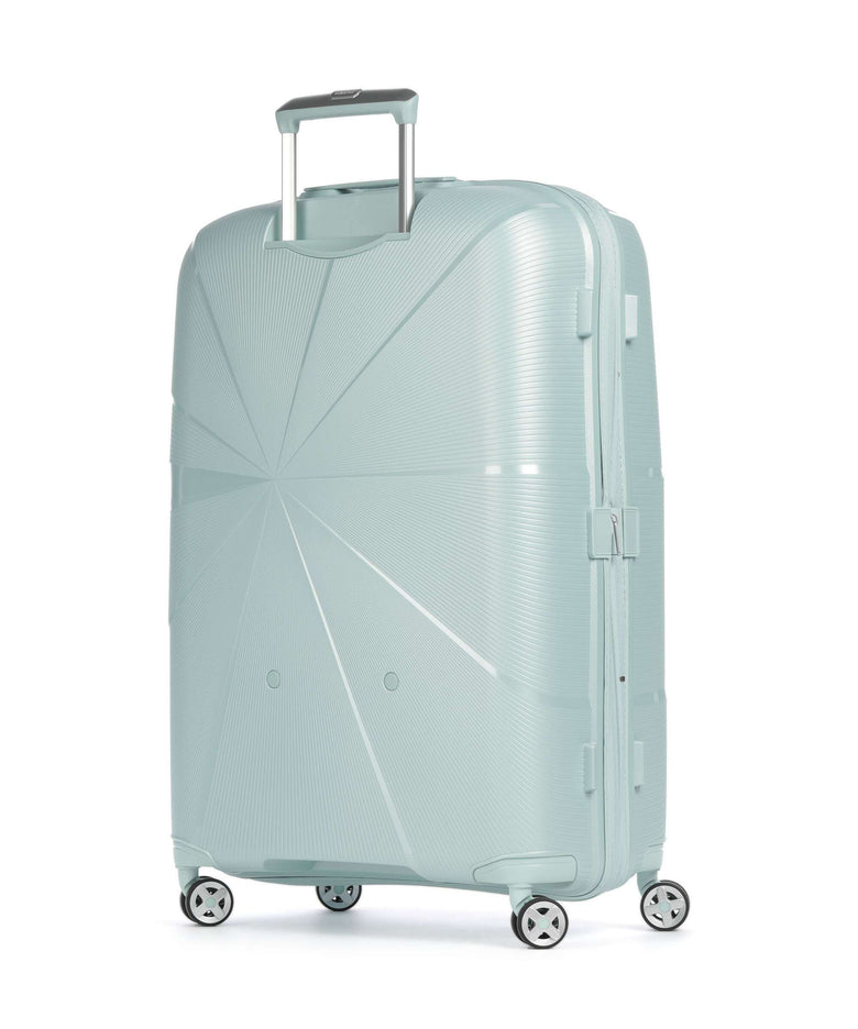 American Tourister Starvibe Spinner (4 wheels) metallic surf blue