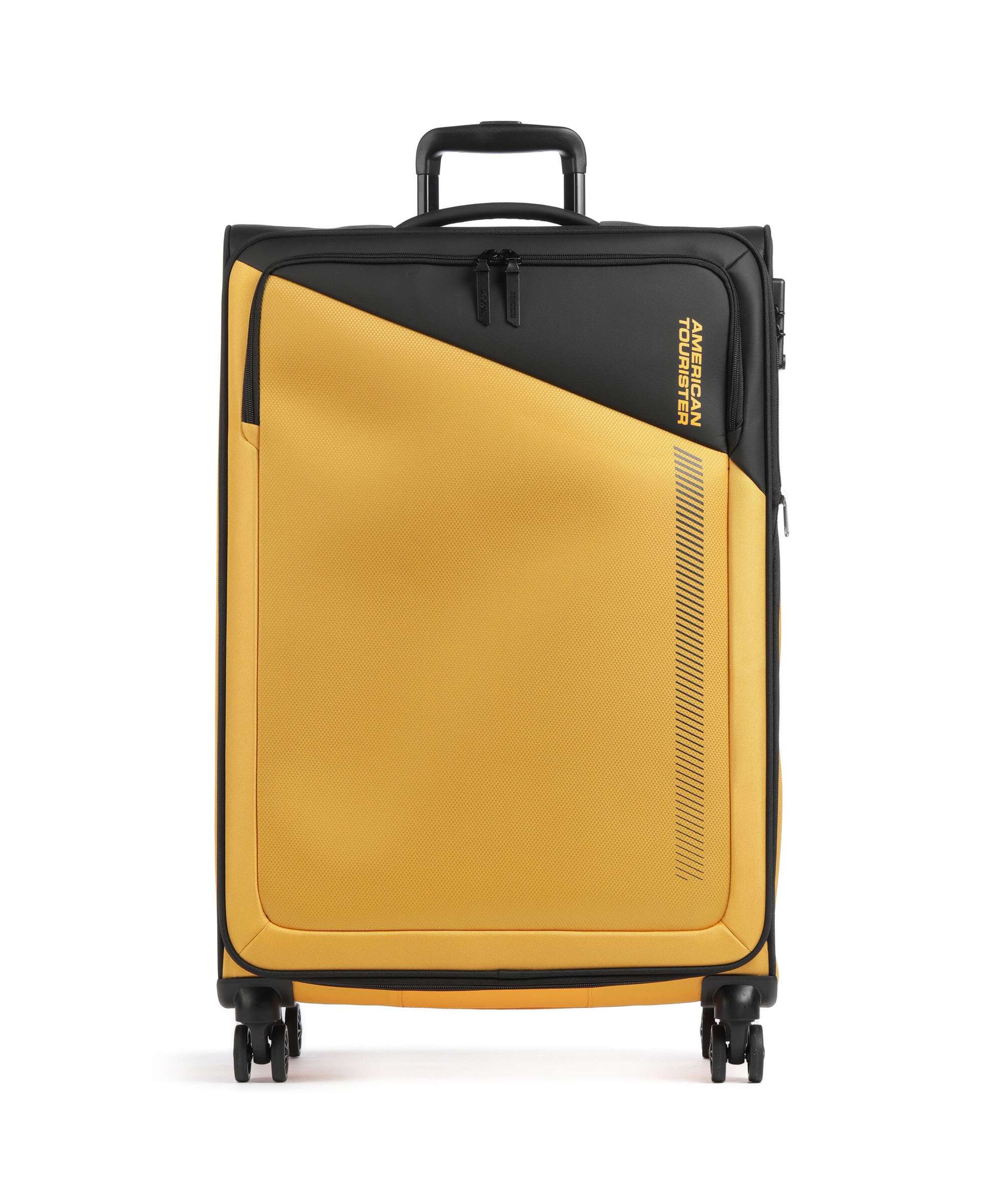 American Tourister Daring Dash Spinner (4 wheels) black/yellow