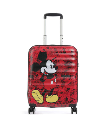 American Tourister Wavebreaker Disney Valigia trolley (4 ruote) mickey comics red