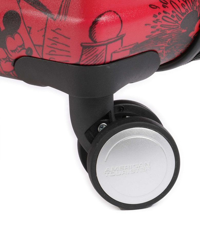 American Tourister Wavebreaker Disney Spinner (4 wheels) mickey comics red