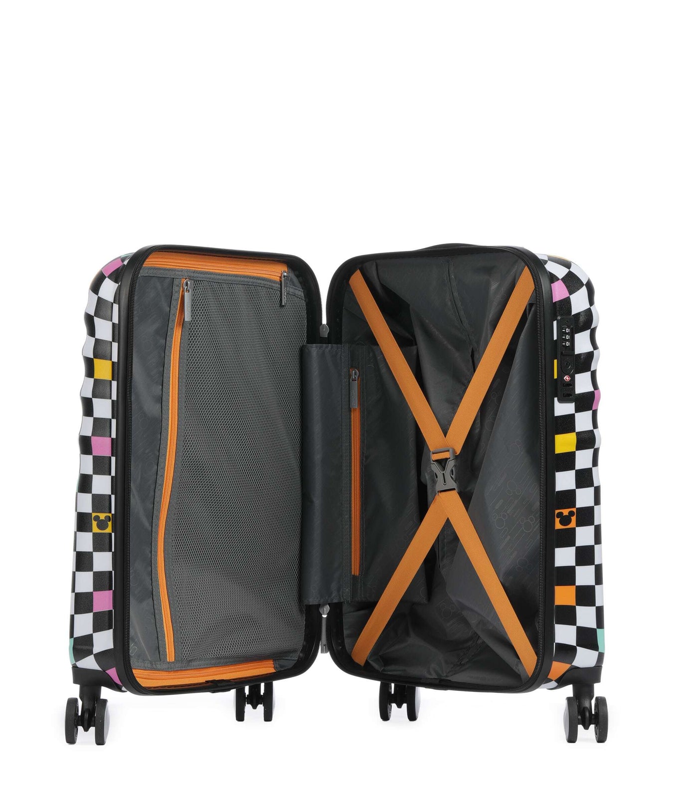 American Tourister Wavebreaker Disney Spinner (4 wheels) mickey check