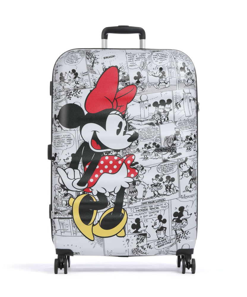 American Tourister Wavebreaker Disney Spinner (4 wheels) minnie comics/white