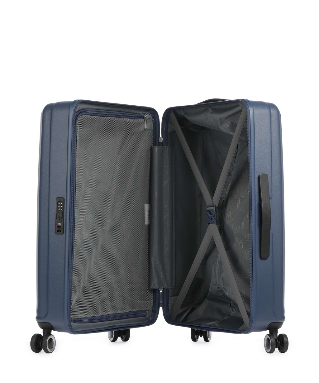 American Tourister Sunset Hills Spinner (4 wheels) navy blue