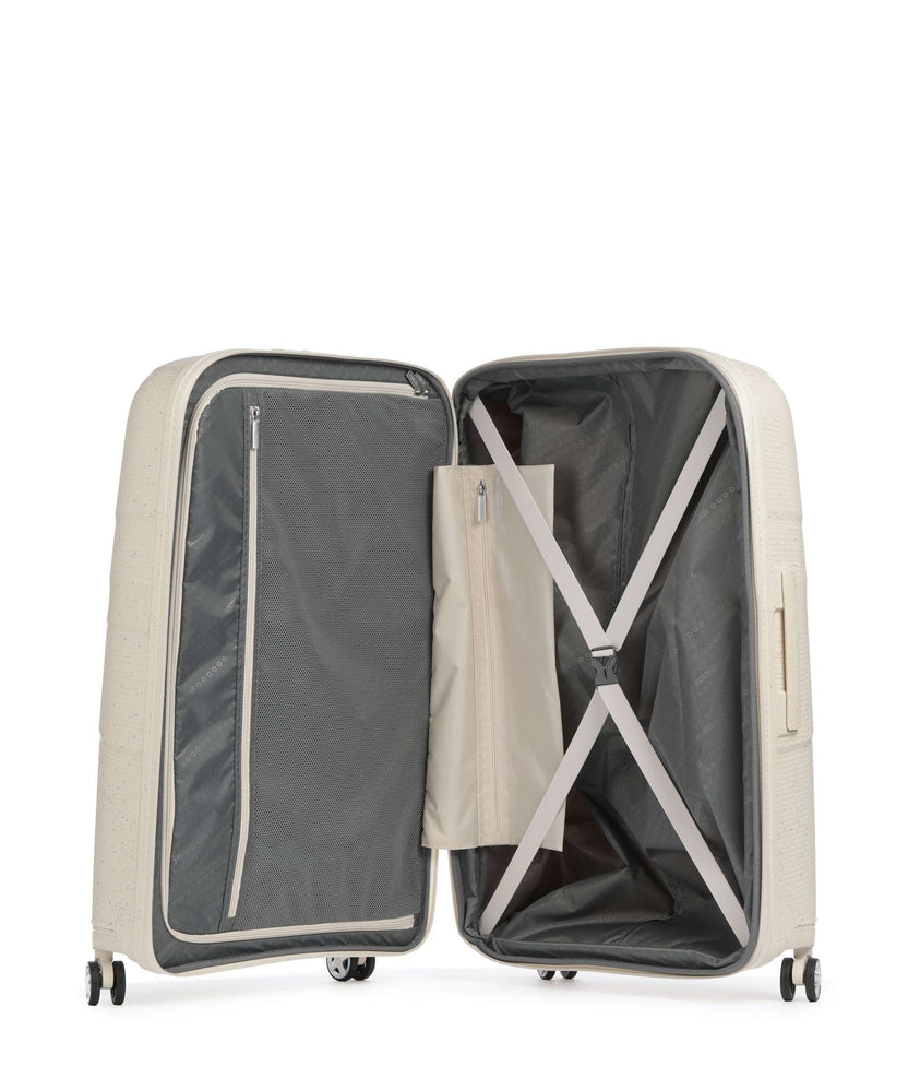 American Tourister Starvibe Spinner (4 wheels) cream speckles