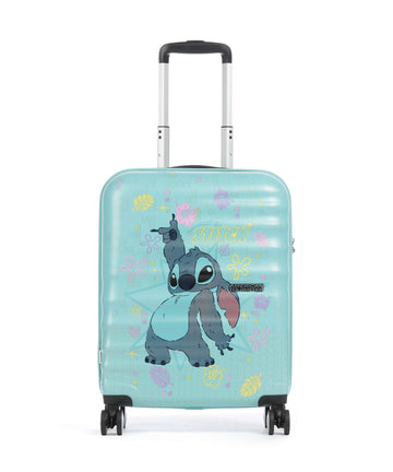 American Tourister Wavebreaker Disney Valigia trolley (4 ruote) stitch flower